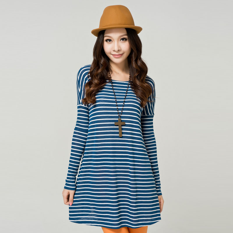 Cichon new arrival excellent quality internality stripe loose maternity clothing t-shirt