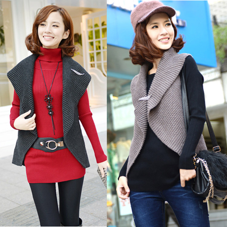 Classical fashion leisure lady  Vest  wool vest  free shipping Manufacturer wholesale