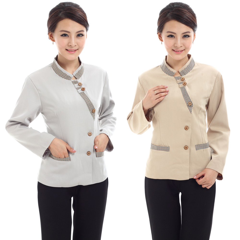 Cleaning service autumn and winter clothes long-sleeve work wear