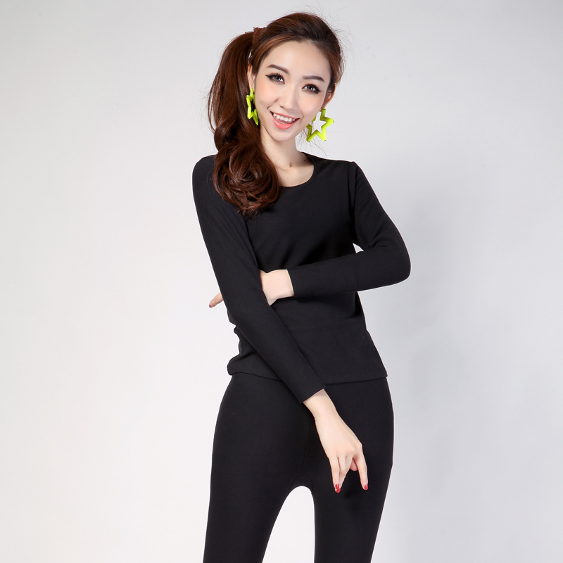 Clearance sale autumn and winter MAOREN sexy women's thermal set long johns long johns thick plus velvet