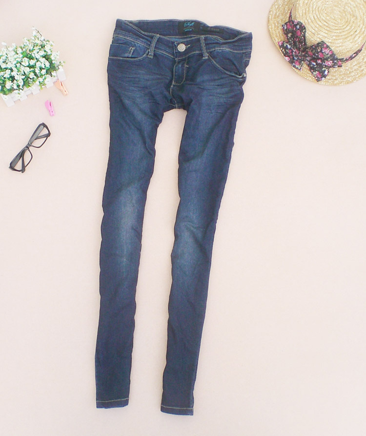 Close-fitting elastic denim skinny pants pencil pants boot cut jeans