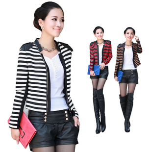 Clothing 2012 autumn women's genuine leather clothing sheepskin clothes female short design slim outerwear