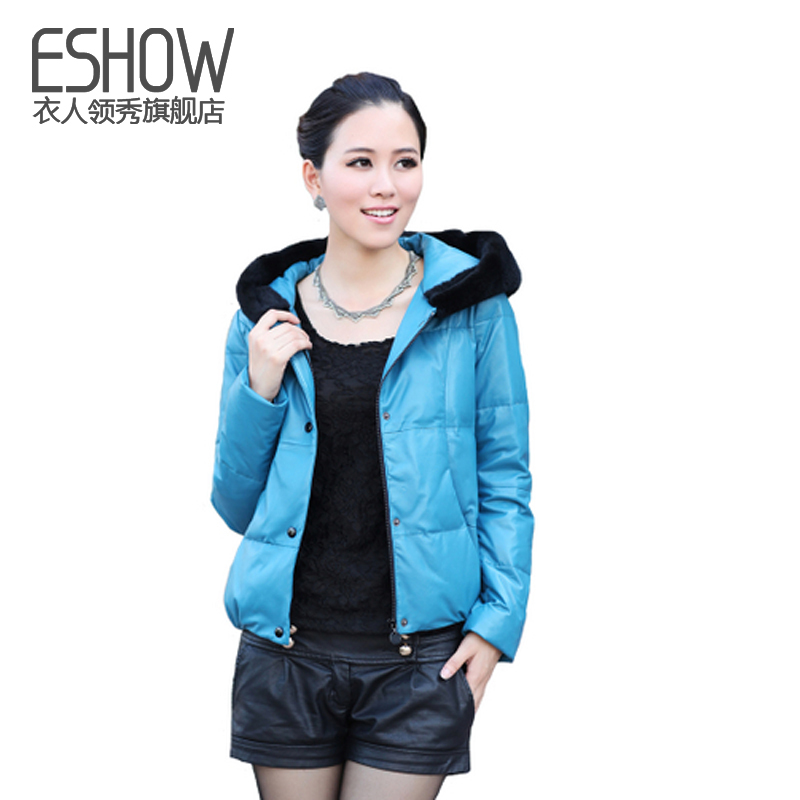 Clothing leather clothing hot-selling genuine leather clothing sheepskin down coat short design outerwear