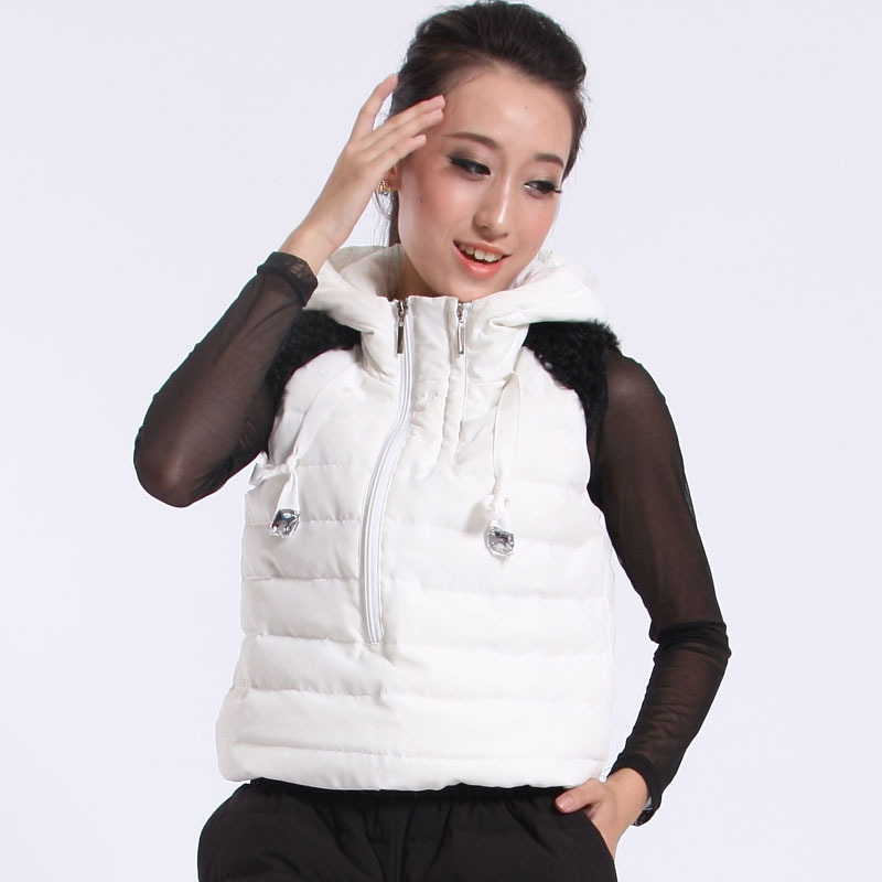 Clothing slim down vest sleeveless thermal 2012 winter down coat female