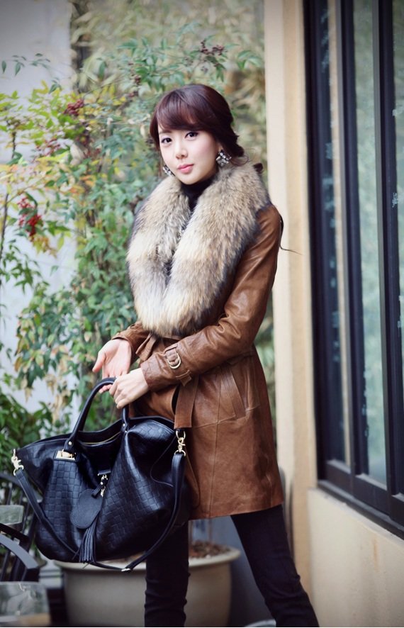 Coat qiu dong necessary high-quality goods coat collars