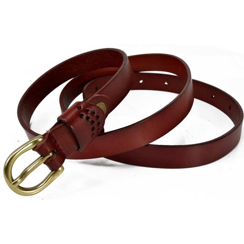 Cold steel belt female all-match strap Women women's belt first layer of cowhide strap female genuine leather x009