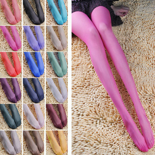 Color stockings slim candy-colored pantyhose invisible primer socks Stirrup Beauty Legs  tights pantyhose Free Shipping