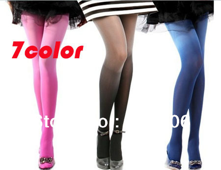 Colorful Velvet gradient color Pantyhose Stockings Tights Leggings Stretchy Warm Footed MANY Colors