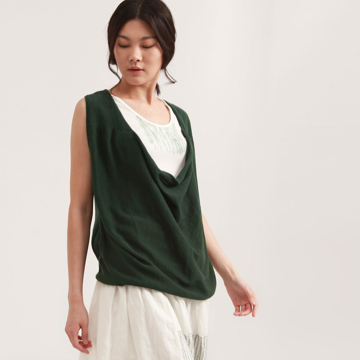 Concise - long after short irregular sweater