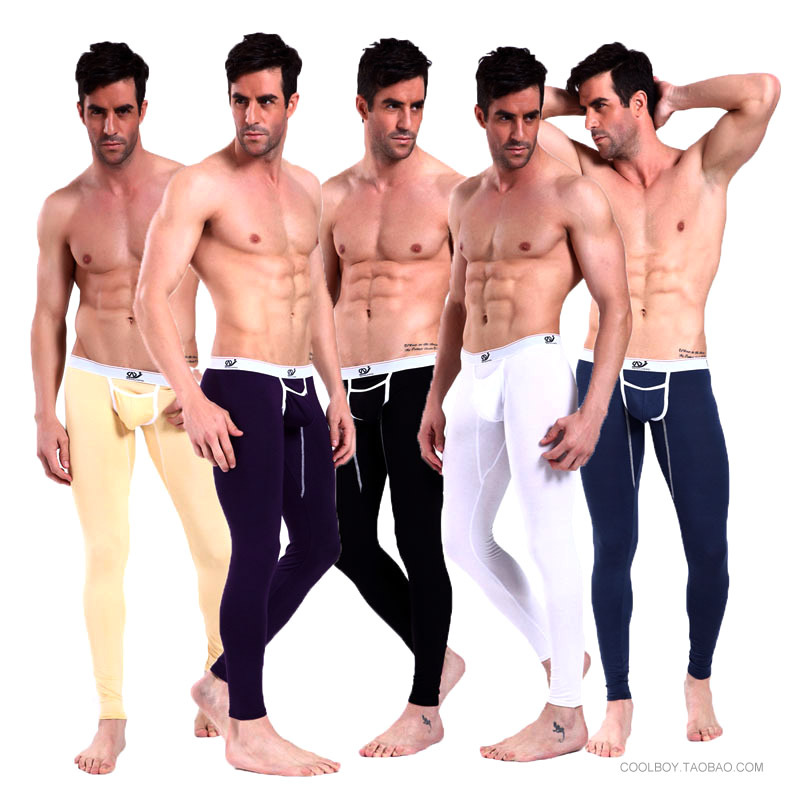 Consmile underwear wj male legging thin modal tight low-waist long johns u