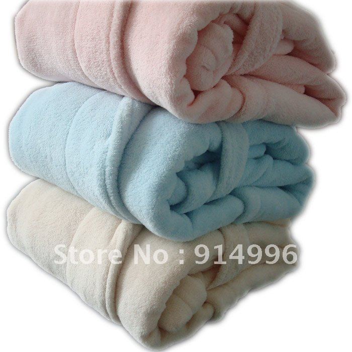 coral fleece robe bathrobes autumn and winter thickening .more softer and warmer coral fleece robe