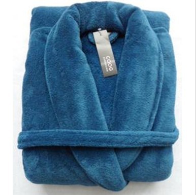 Coral fleece sleepwear robe thickening male female lovers bathrobe autumn and winter cotton coral fleece thickening