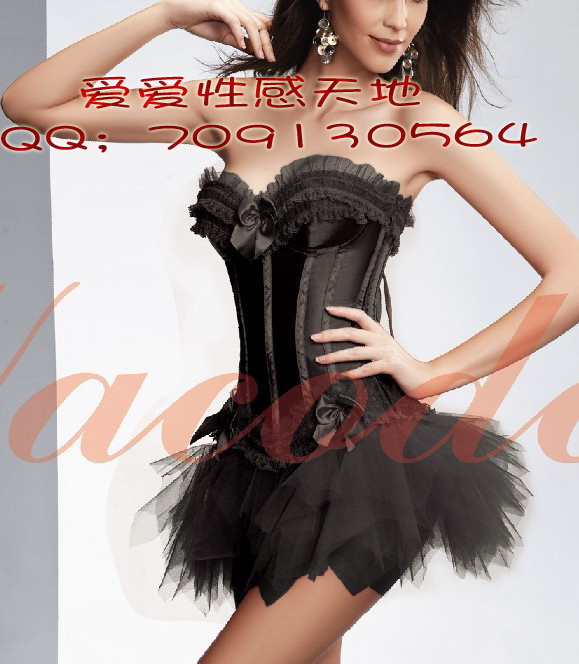 Corselets vest quality bone clothing luxury fashion royal shapewear black shaper short skirt 068