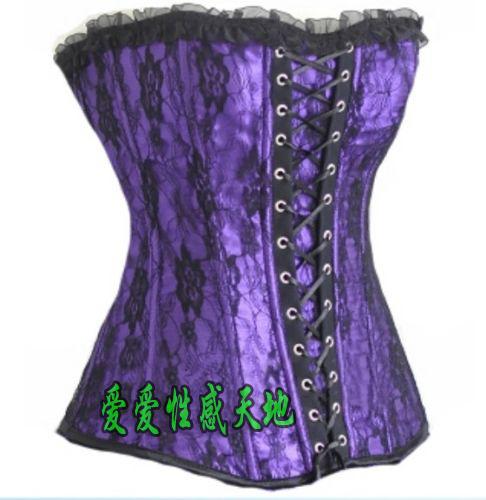 Corset lace vest quality royal shapewear sexy shaper tiebelt straitest 2163