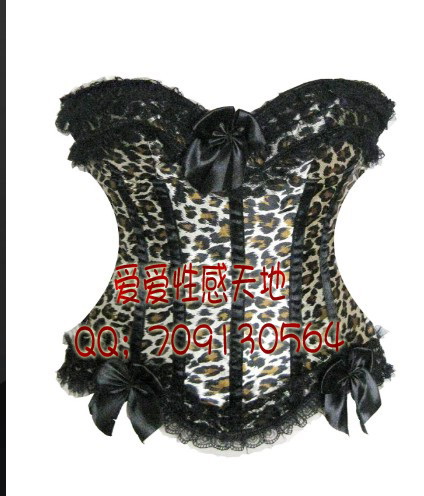 Corset push up vest fashion leopard print royal shapewear sexy leopard print shaper 068