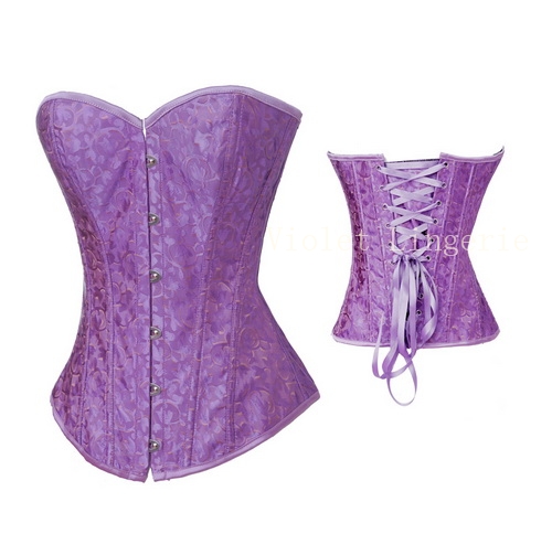 Corset sexy royal shaper ribbon steel buttons cloth-lined 2761