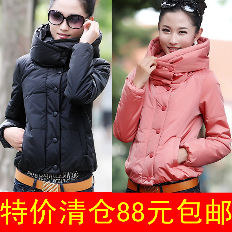 Cotton-padded jacket female short design wadded jacket slim women's small cotton-padded jacket thickening outerwear new arrival