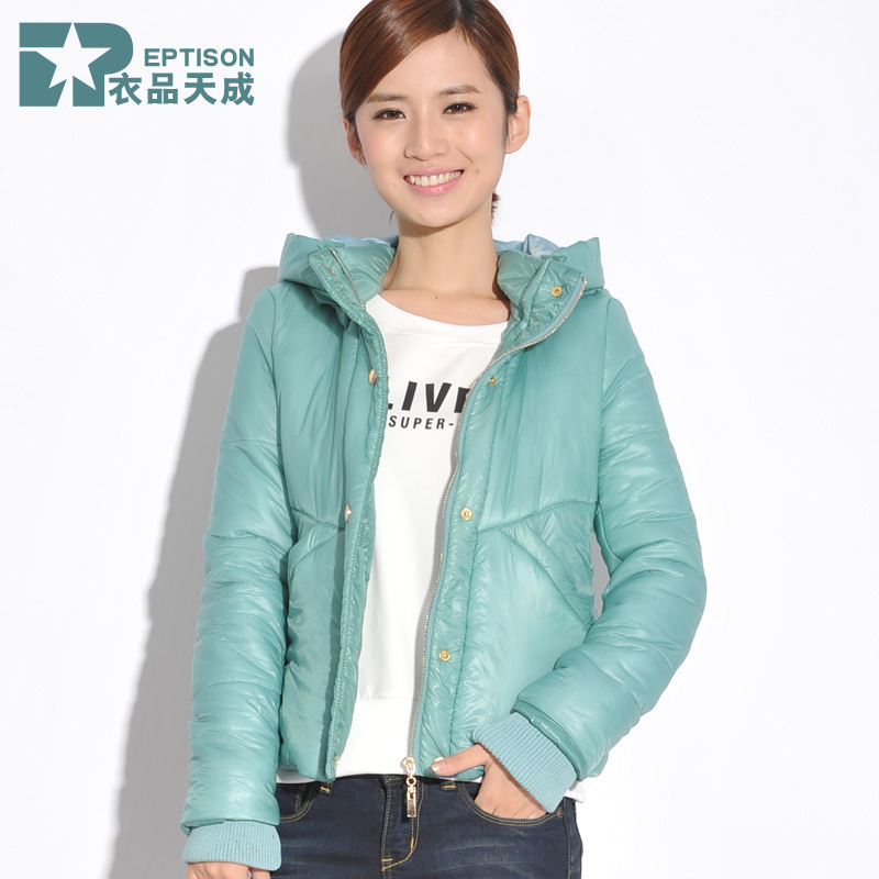 Cotton-padded jacket winter with a hood wadded jacket female short design mf008-23