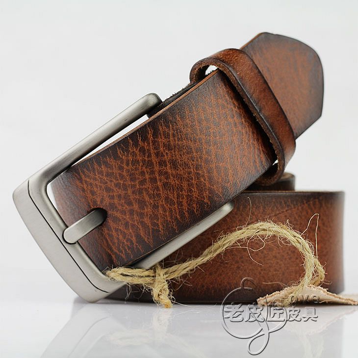 Cowhide first layer of cowhide male women's strap genuine leather single tier genuine leather all-match belt