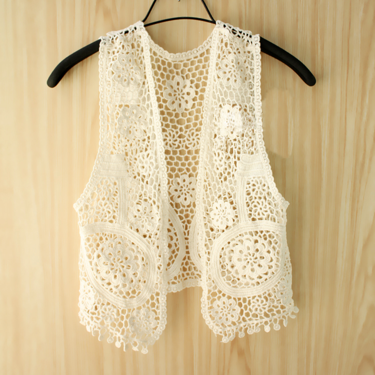 Crochet fashion small vest