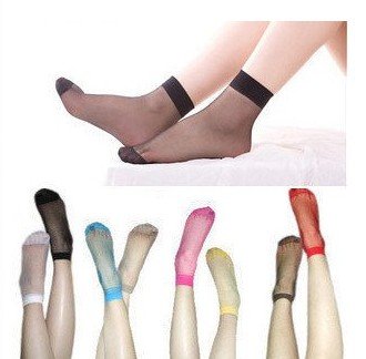 crystal socks Candy color socks/  thin transparent short stockings/ ladies stockings/silk socks 15color/free shipping/wholesale