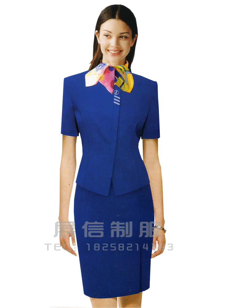 Customize customize front desk work uniforms commercial women's professional set zy010