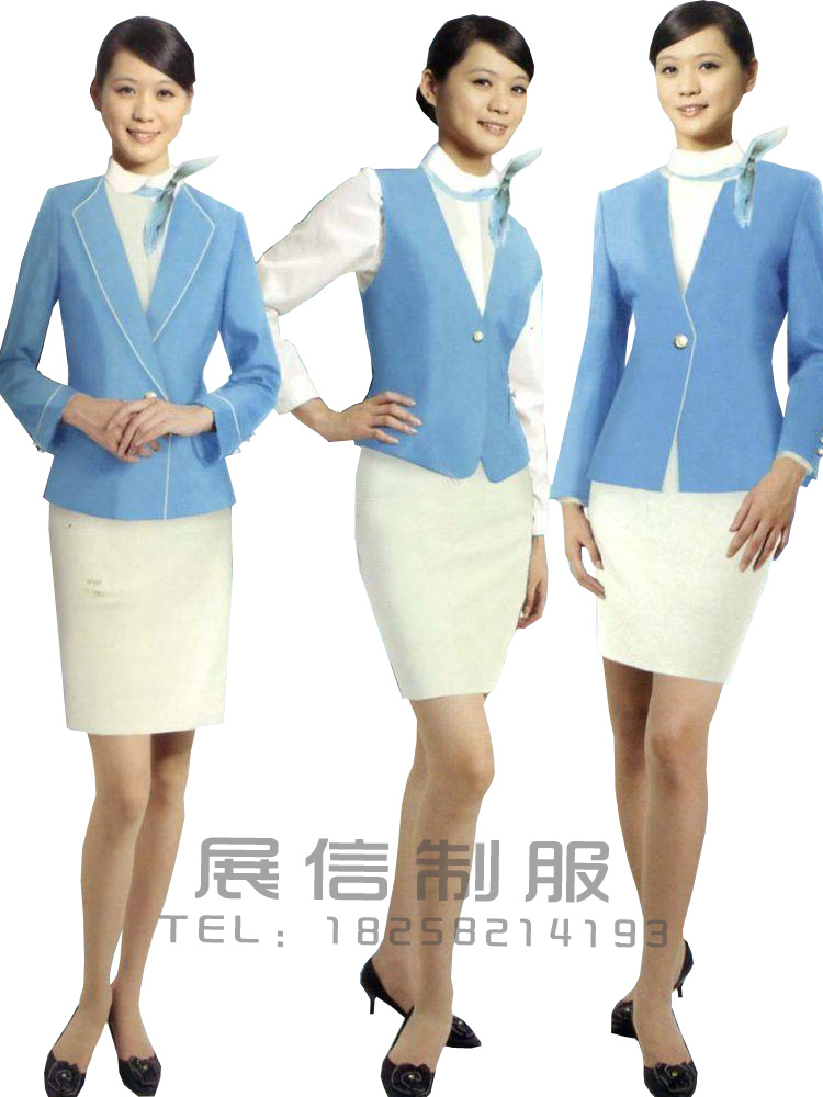 Customize uniforms customize front desk work wear women's set professional dg007