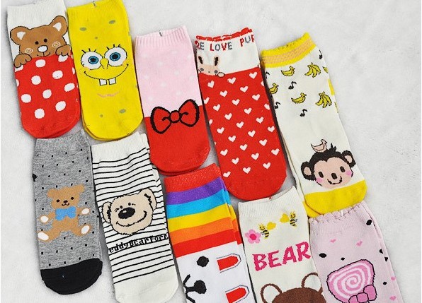 Cute cartoon socks