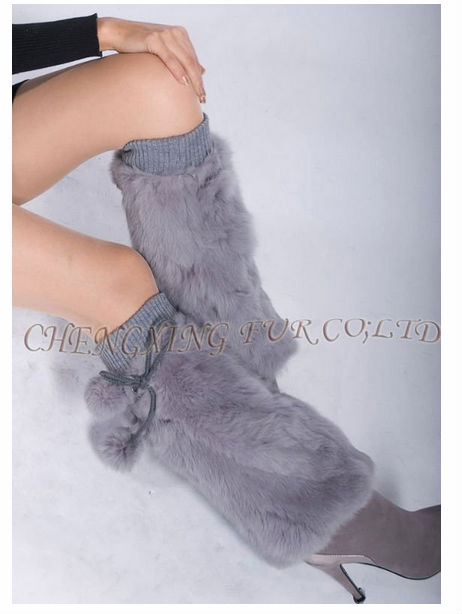 CX-A-15C Genuine Rabbit Fur Leg Warmer ~ DROP SHIPPING