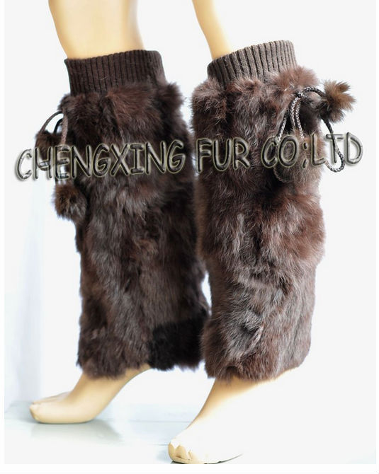 CX-A-18C Genuine Rabbit Fur Leg Warmer ~ DROP SHIPPING