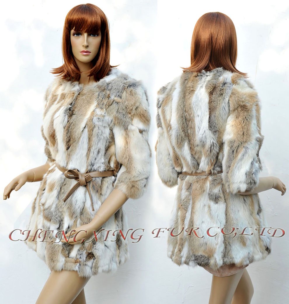 CX-G-A-123  Rabbit Fur Woman Clothes ~ DROP SHIPPING