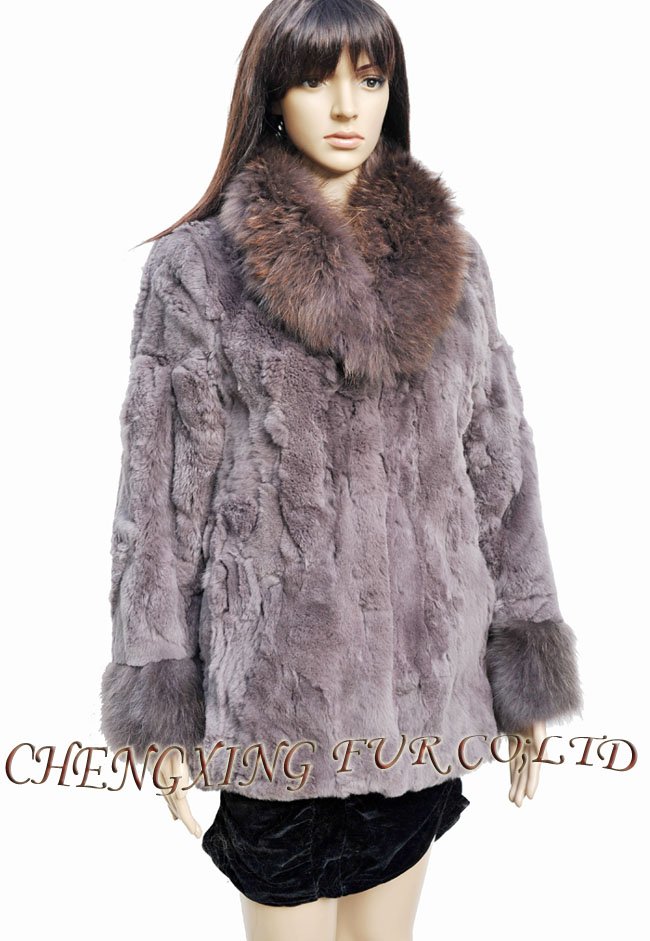 CX-G-A-145B New Products For 2012 Rabbit Fur Women Clothes ~  Drop Shipping