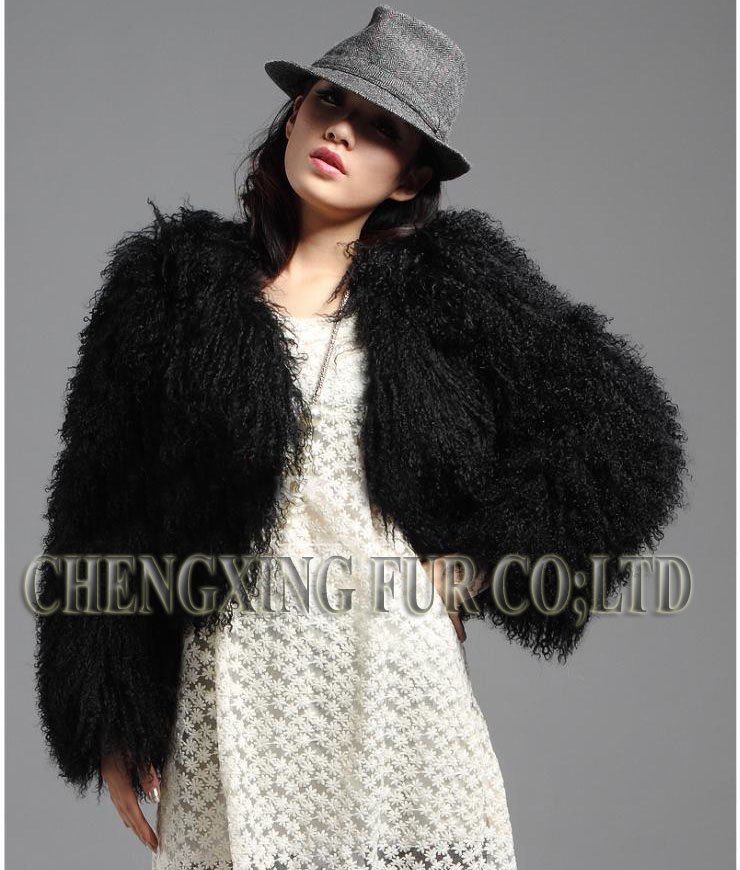 CX-G-A-25 Mongolian Sheep Fur Women's Coat ~ NEW ARRIVE ~ DROP SHIPPING