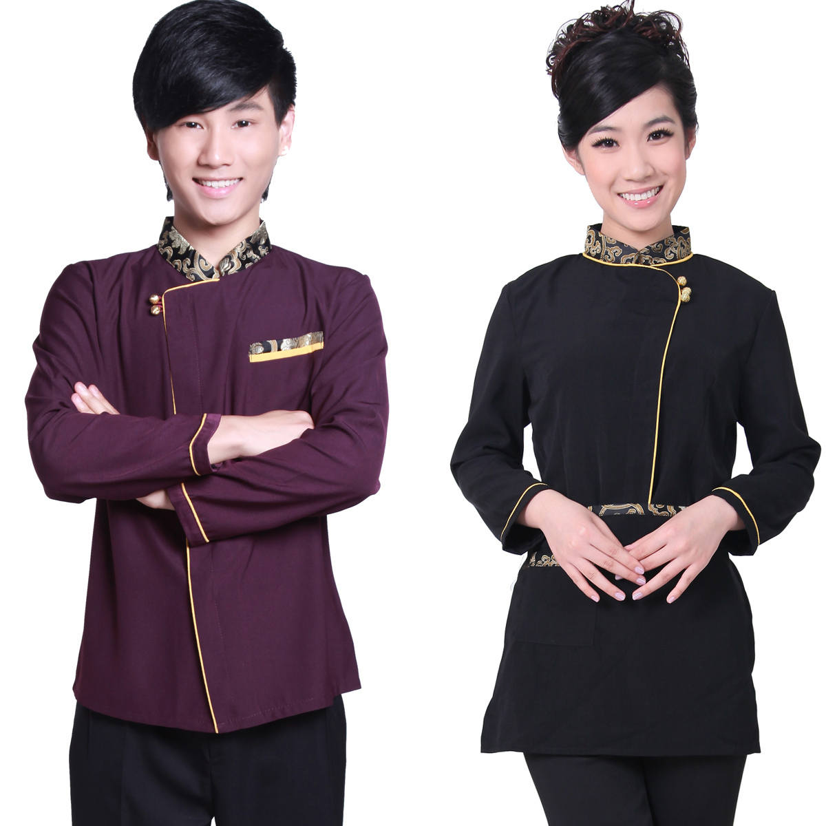 D-148 work wear autumn and winter female long-sleeve work wear winter uniform