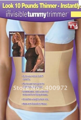 D61Look 10 pounds thinner instantly Invisible Tummy Trimmer New Slimming Belt