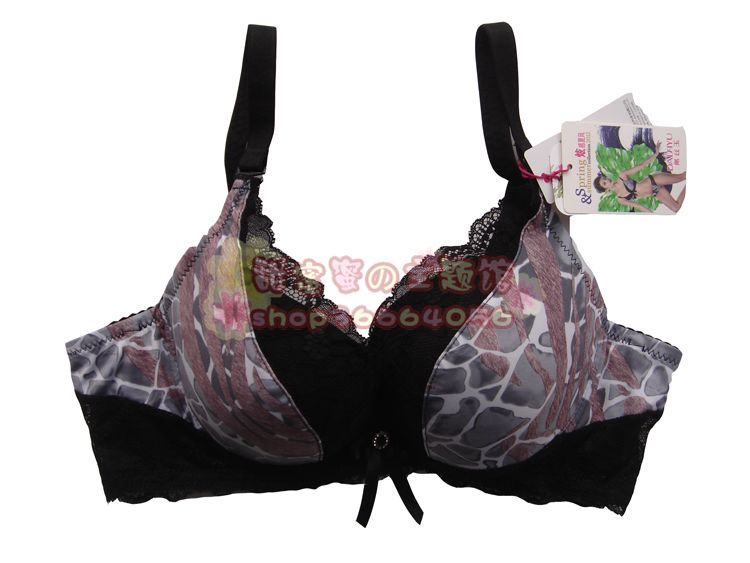 Daisyu r12832 push up thick bamboo charcoal fiber b c cup bra