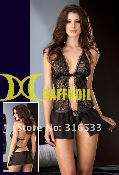 DDstore Wholesale Sexy lingeries Fashion club wear Ladies bodysuit women'scostume lingerie+G-string 3sets/lot  DDL065