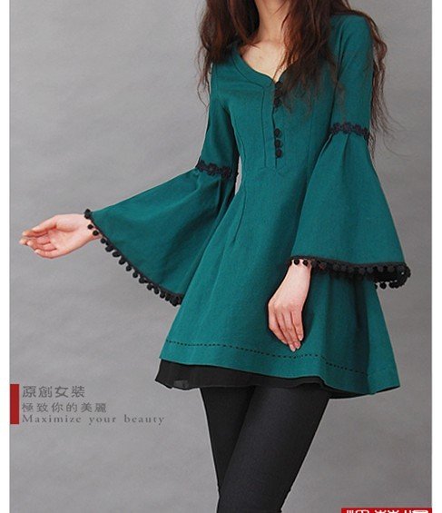 [DEMONSTYLE]Autumn new arrival lady;s blouse,women's blouse,lady's tops