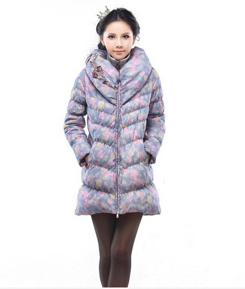 DEMONSTYLE lady's eiderdown dress,women's winter coatY1006