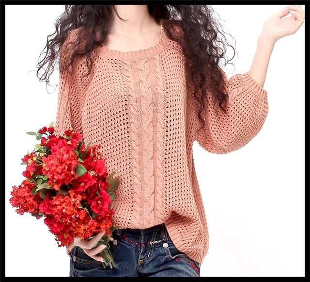 [DEMONSTYLE]Spring item long sleeve knitwear,women's sweater YB13332C