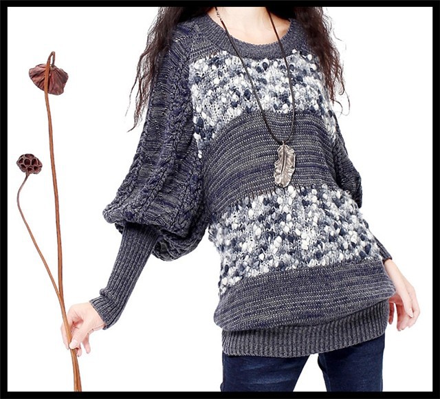 DEMONSTYLE Spring new Lady's wool knitting sweater,women's sweater  YB12527D