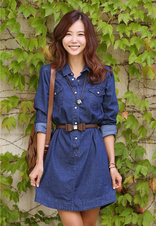 Denim full dress leather belt denim belt