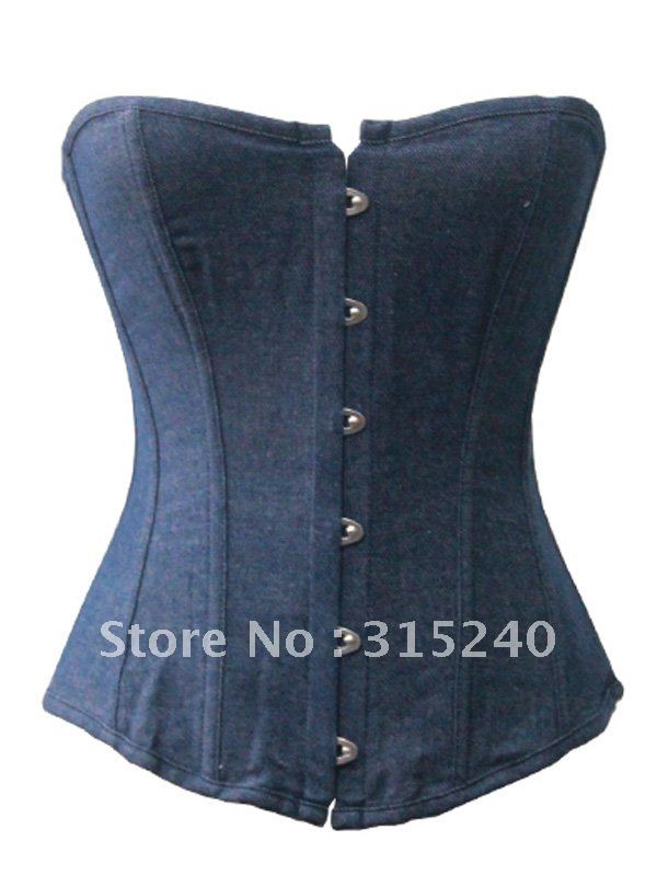 Denim sexy corset (C065)