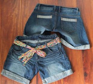 Denim shorts