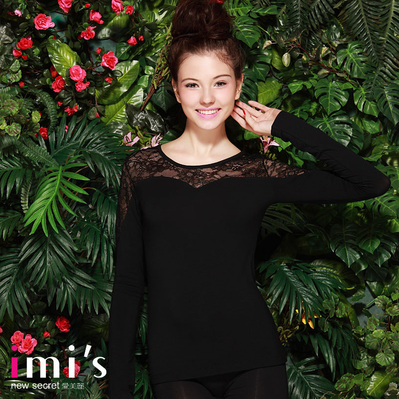 Derlook imis lover lace sleepwear long-sleeve thermal top im72p91