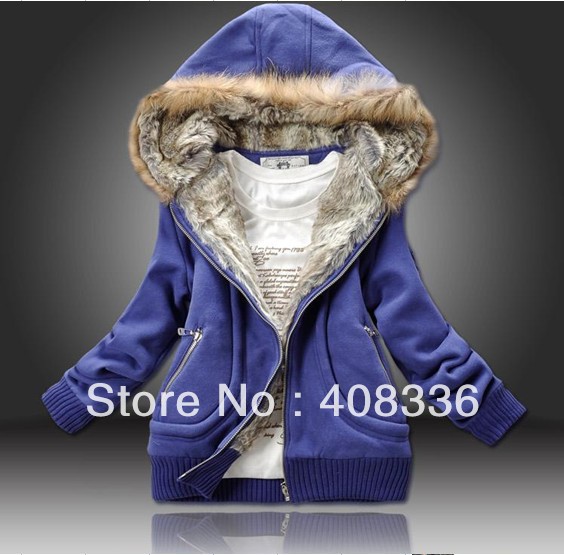 DHL/EMS Free Shipping New Autumn Winter Women's Hooded cotton-padded clothes (EWY0018)