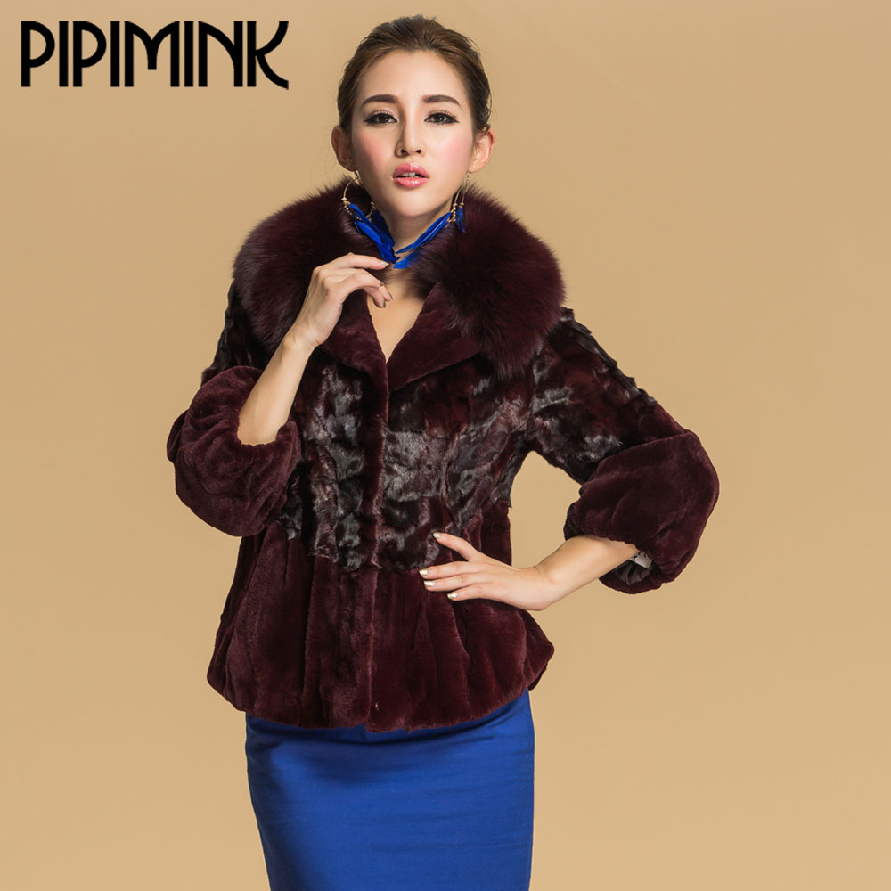 DHL free Pipkin high quality mink 2012 mink fur outerwear pc010