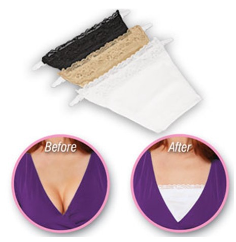 DHL FREE POST 400Sets=1200Pcs Cami Seamless Chest Wrap Lace Wraps Chest Preventing Exposed Underwear Bra