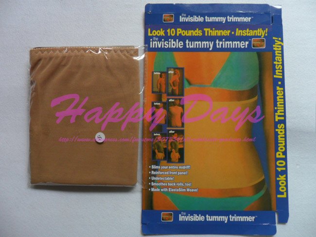 DHL Invisible Tummy Trimmer Instant Body Shaper Girdle Corset Slimming Waist Belt Cincher S - XXXL 300PCS, With Color Box