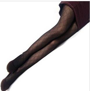 Diamond case grain mesh stockings/black fashion render sox super elastic filar socks